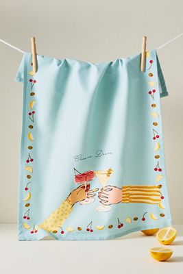 Cheers Dears Dish Towel