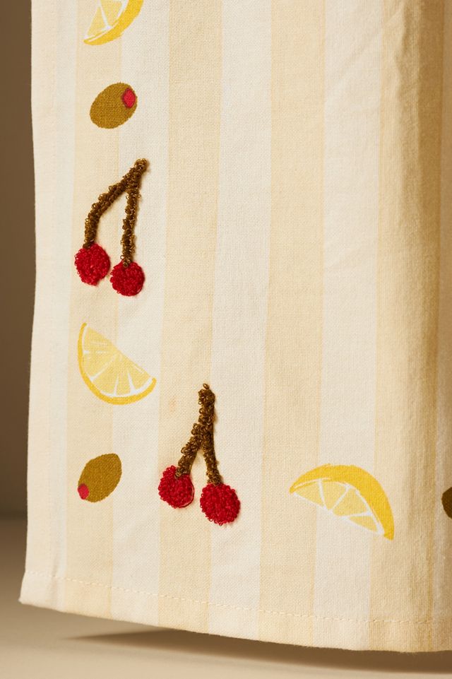 Tufted Garnish Dish Towel #1