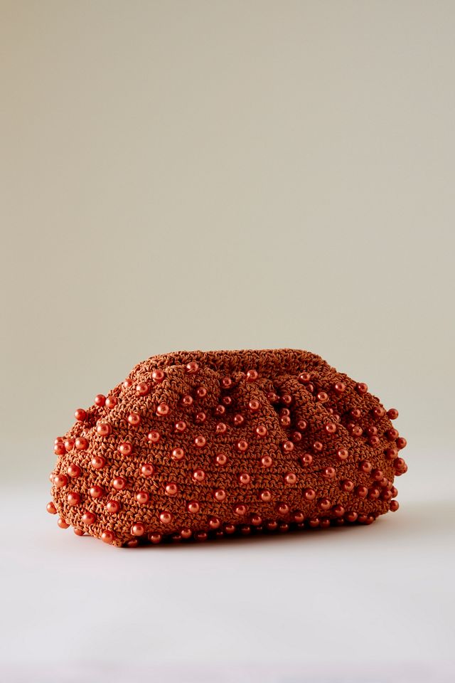 By Anthropologie Pochette all'uncinetto con perline #6