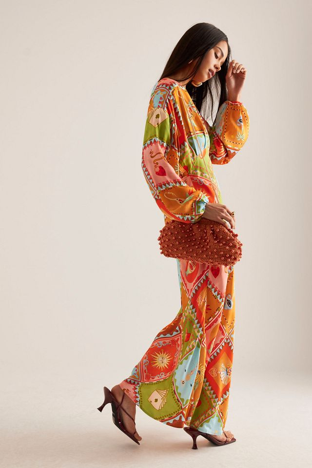 By Anthropologie Pochette all'uncinetto con perline #4