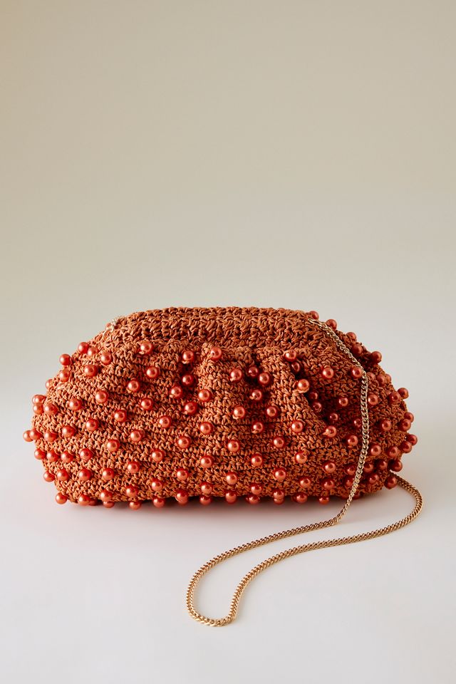 By Anthropologie Pochette all'uncinetto con perline #1
