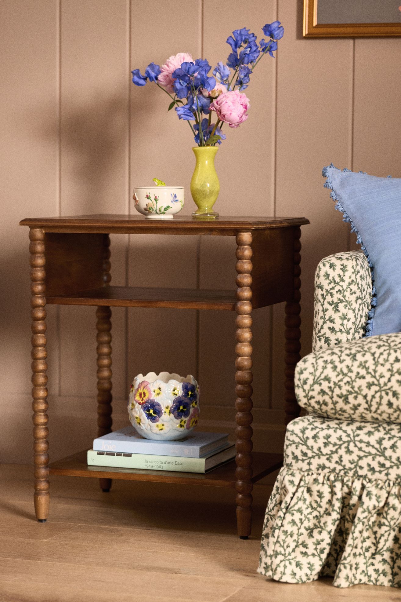 Bobbin Side Table - Tobacco, One Size