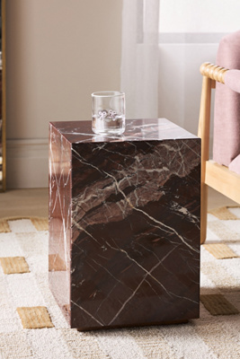 Anthropologie Grayson Marble Side Table