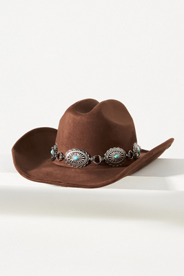 8 Other Reasons Turquoise Stone Belted Rancher
NWT
COLOR - Chocolate Double D Ranch Braided Leather & Turquoise Stone Western  main image 3