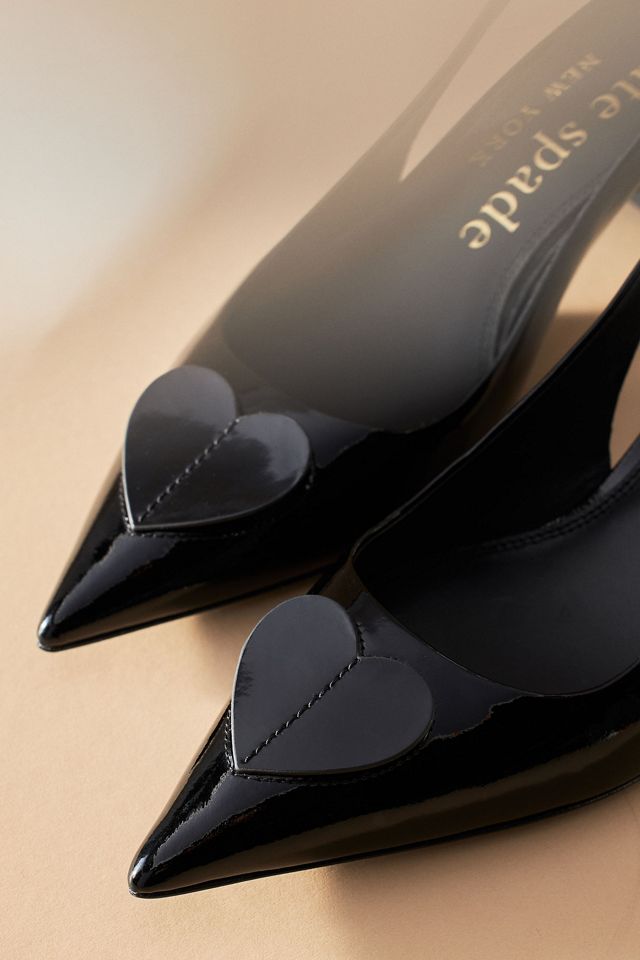 Kate Spade Lover Kitten-Heel Slingbacks #4