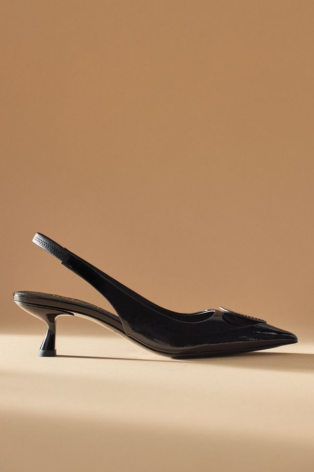 Kate Spade Lover Kitten-Heel Slingbacks #3