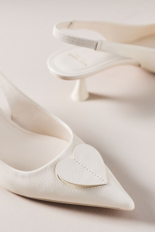 Kate Spade Lover Kitten-Heel Slingbacks #1