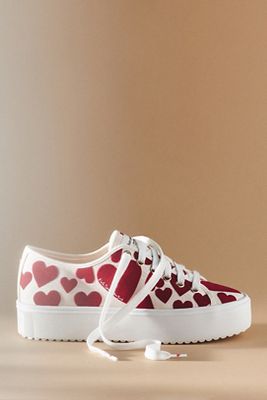 Serve Sweet Hearts Platform Sneakers
