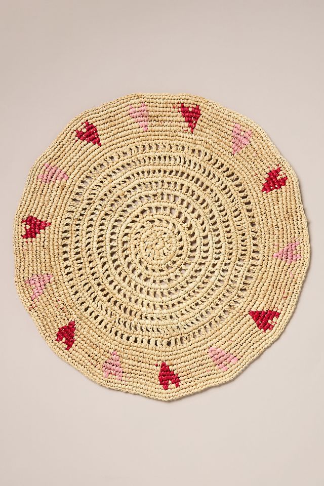 Handwoven Heart Placemat #1