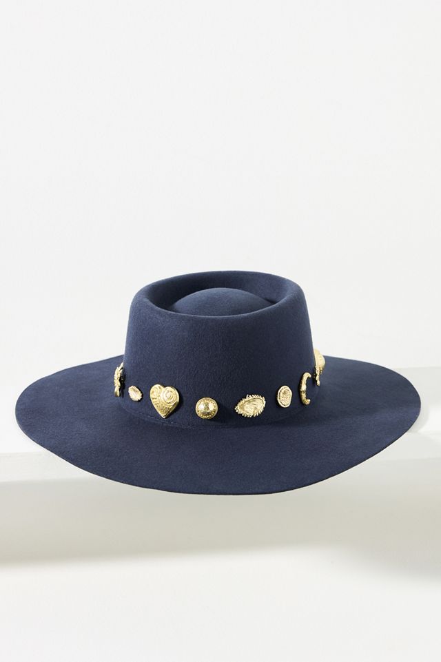 Lack of Color Cosmic Heart Boater | Anthropologie