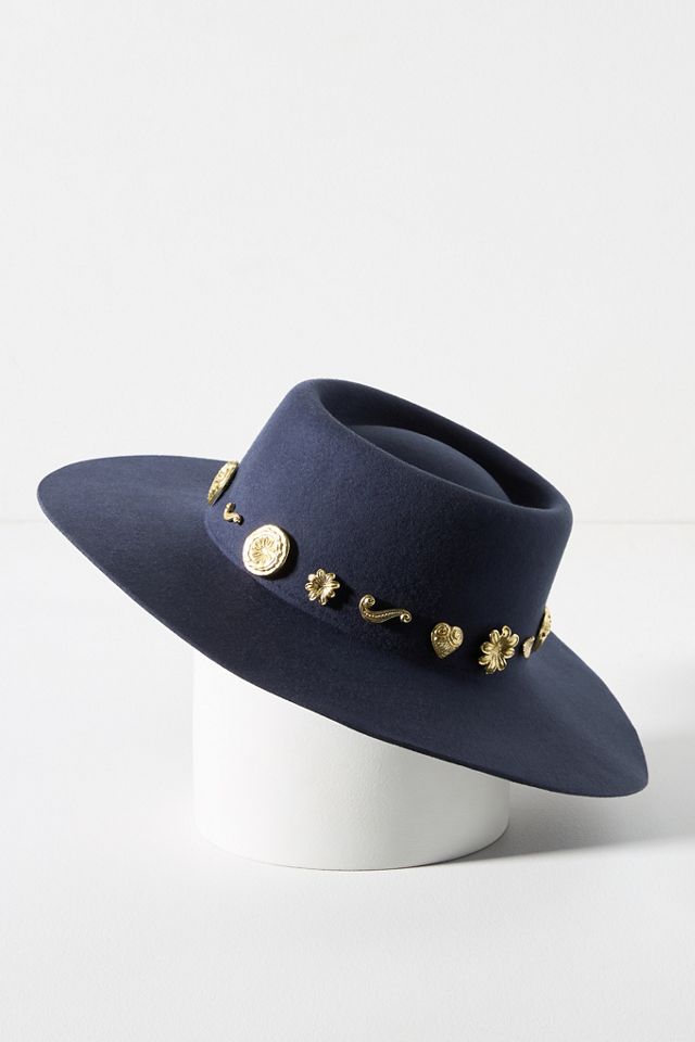 Lack of Color Cosmic Heart Boater | Anthropologie display picture 2
