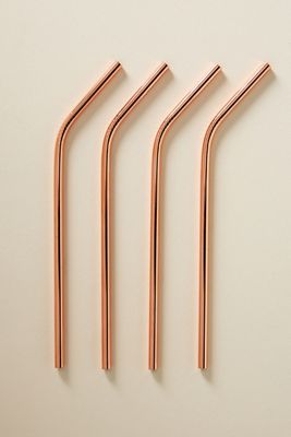 Viski Summit Cocktail Straws, Set of 4