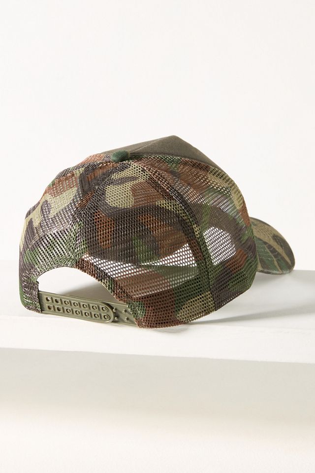 Worn/West Camo Trucker Hat #1