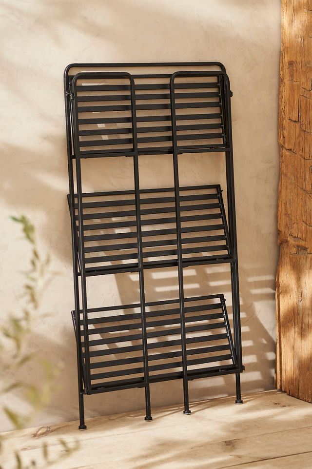 Folding Bookshelf Plant Stand #2