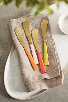 Color Dipped Spreaders, Set of 4