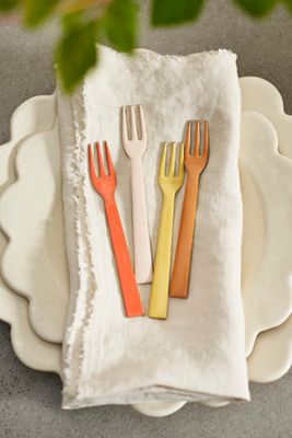 Color Dipped Forks, Set of 4