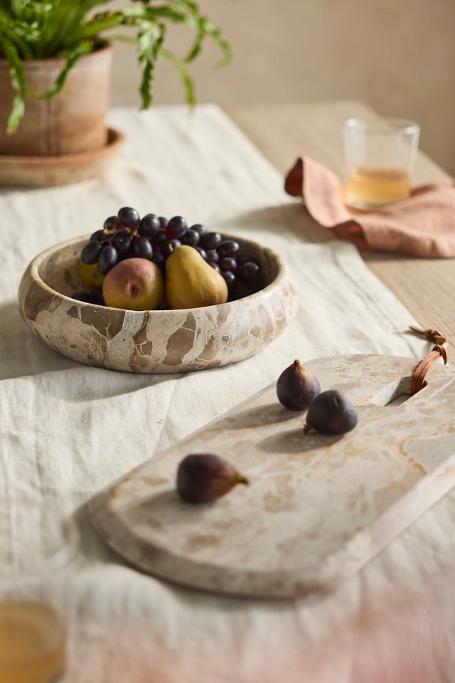Butterscotch Marble Serving Board #3
