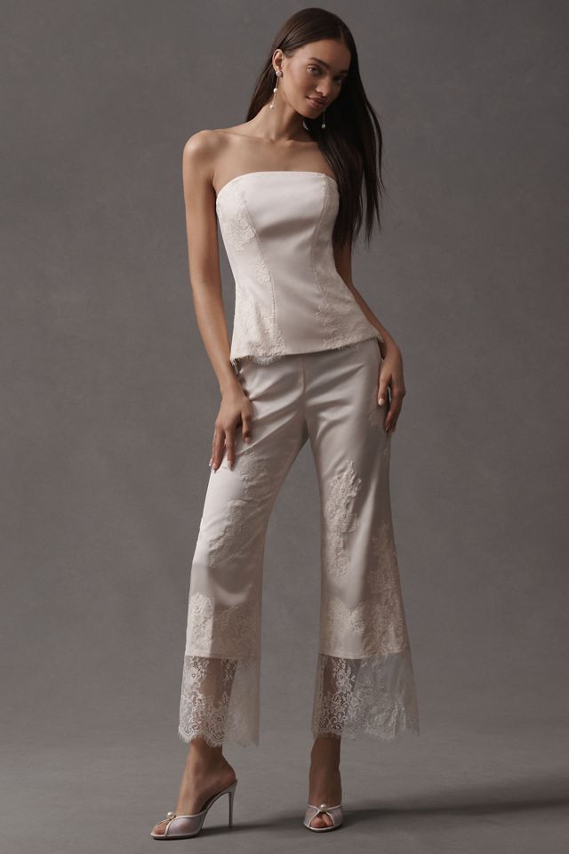 BHLDN Strapless Lace Corset #2