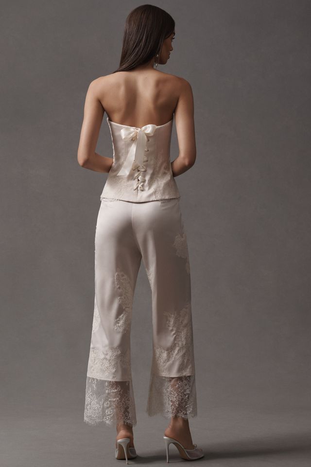 BHLDN Lace Ankle Flare Pants #3