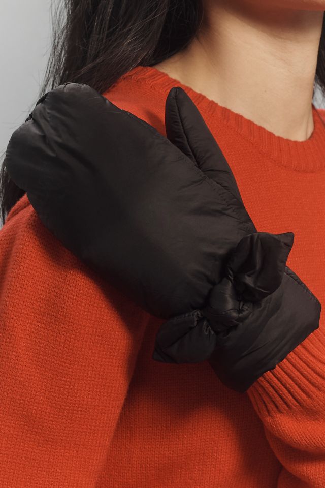 By Anthropologie Techy Bow Mittens #1