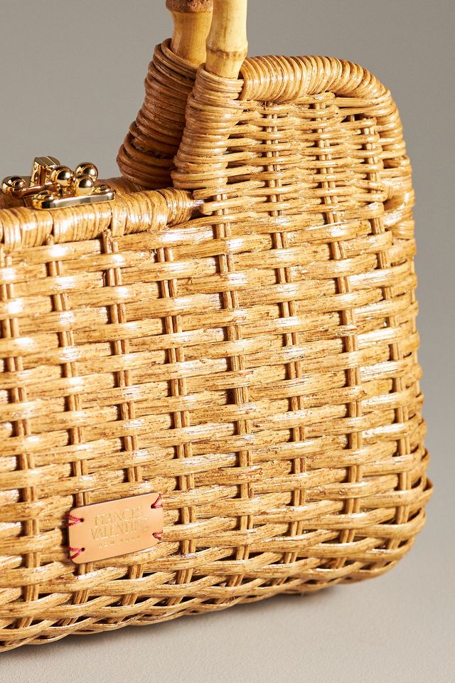 Frances Valentine Buzzy Wicker Basket Bag #2