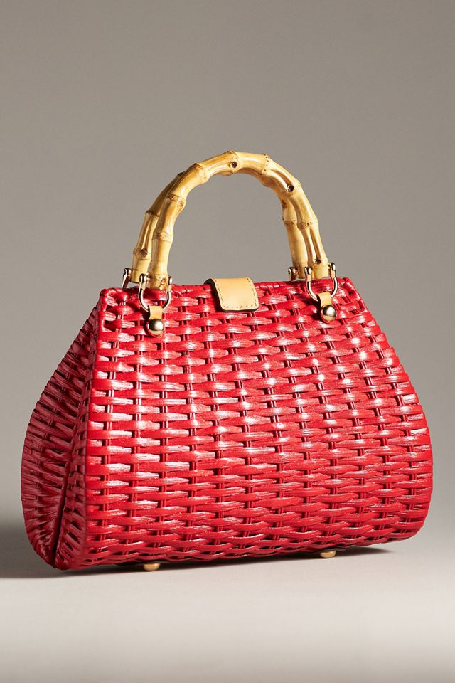 Frances Valentine Wicker Basket Bag #1