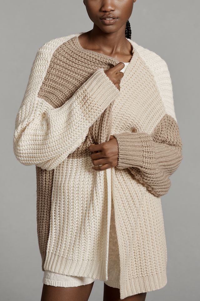 Porridge Colorblock Cardigan Sweater #2