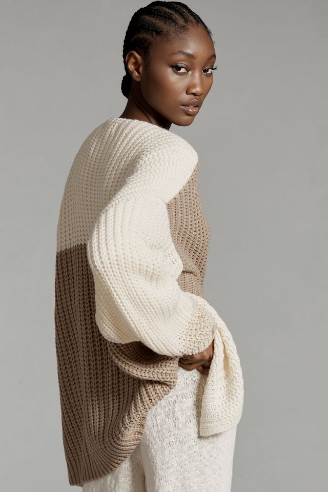 Porridge Colorblock Cardigan Sweater #3