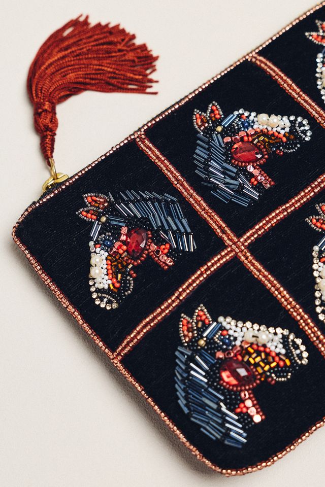 Fiona Medium Beaded Pouch #2