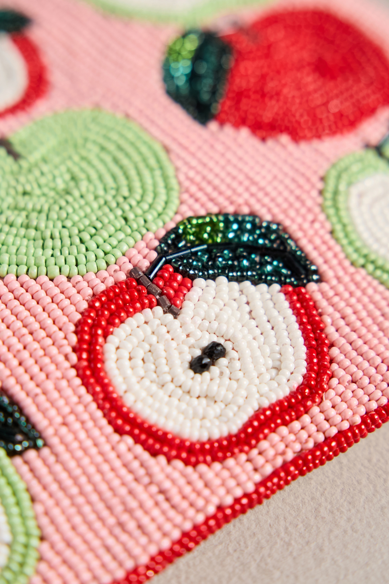 The Fiona Medium Beaded Pouch