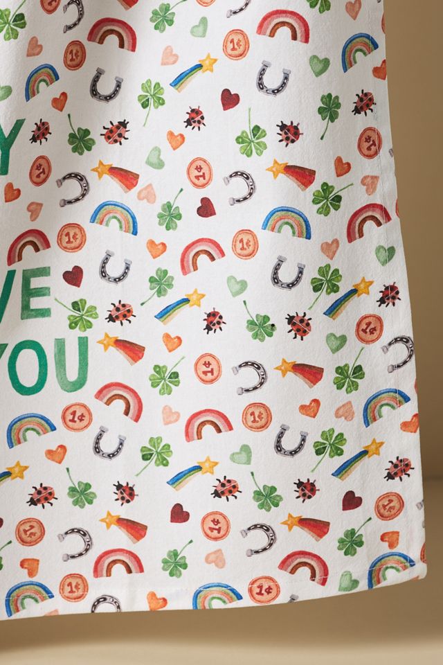 Lana's Shop Lucky To Be in Love With You Dish Towel #1