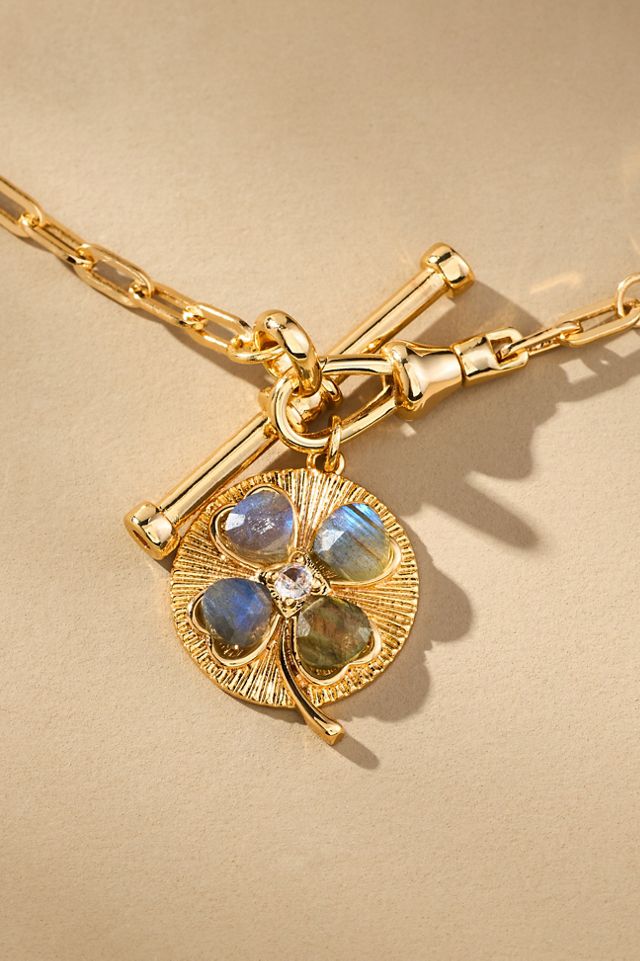 ムスカリ　Anthropologie 4点 Four-Leaf Clover Charm Necklace | Anthropologie