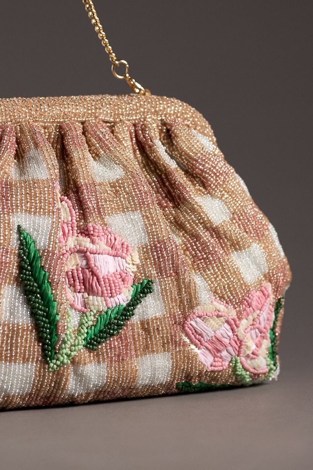 Beaded Wildflower Clutch #2