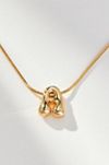 Mini Bubble Letter Monogram Necklace