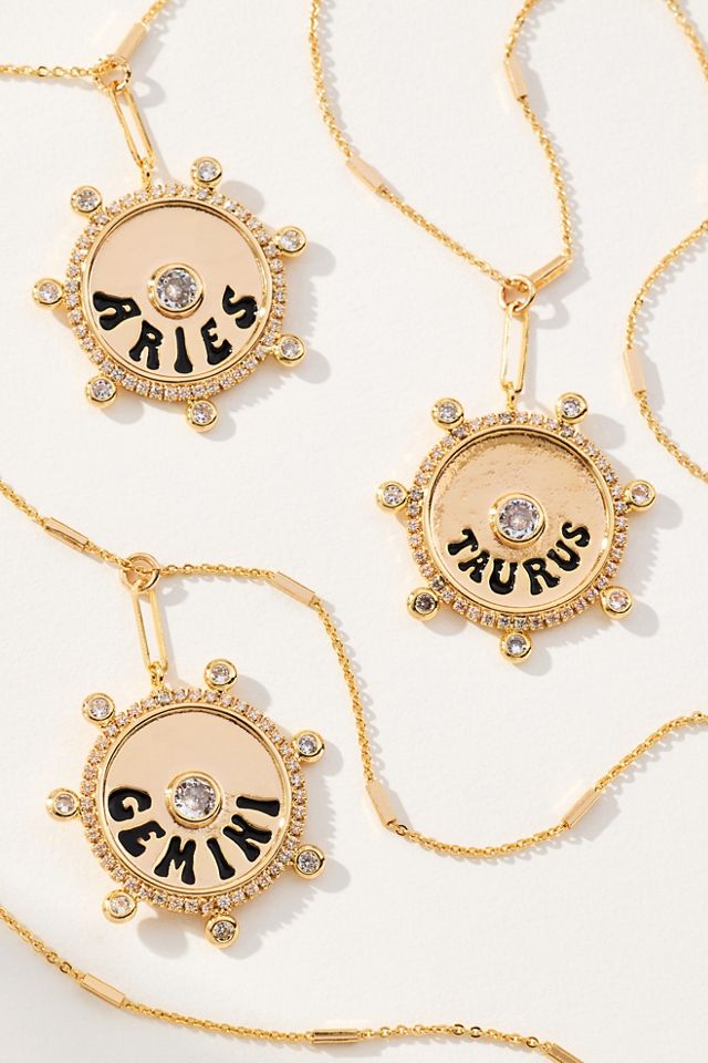 Zodiac Circle Necklace #1