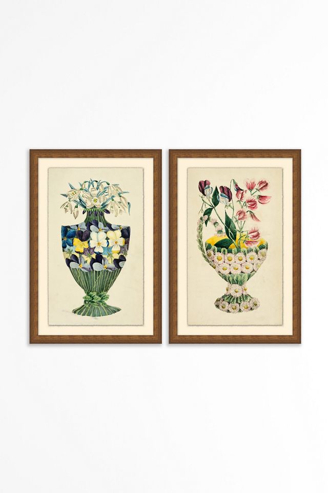 Floral Emblems Wall Art #1