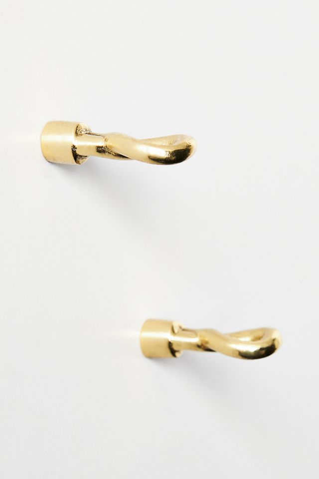 Carina Brass Twist Knob #2
