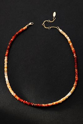 BY ANTHROPOLOGIE THICK BEADED NECKLACE 