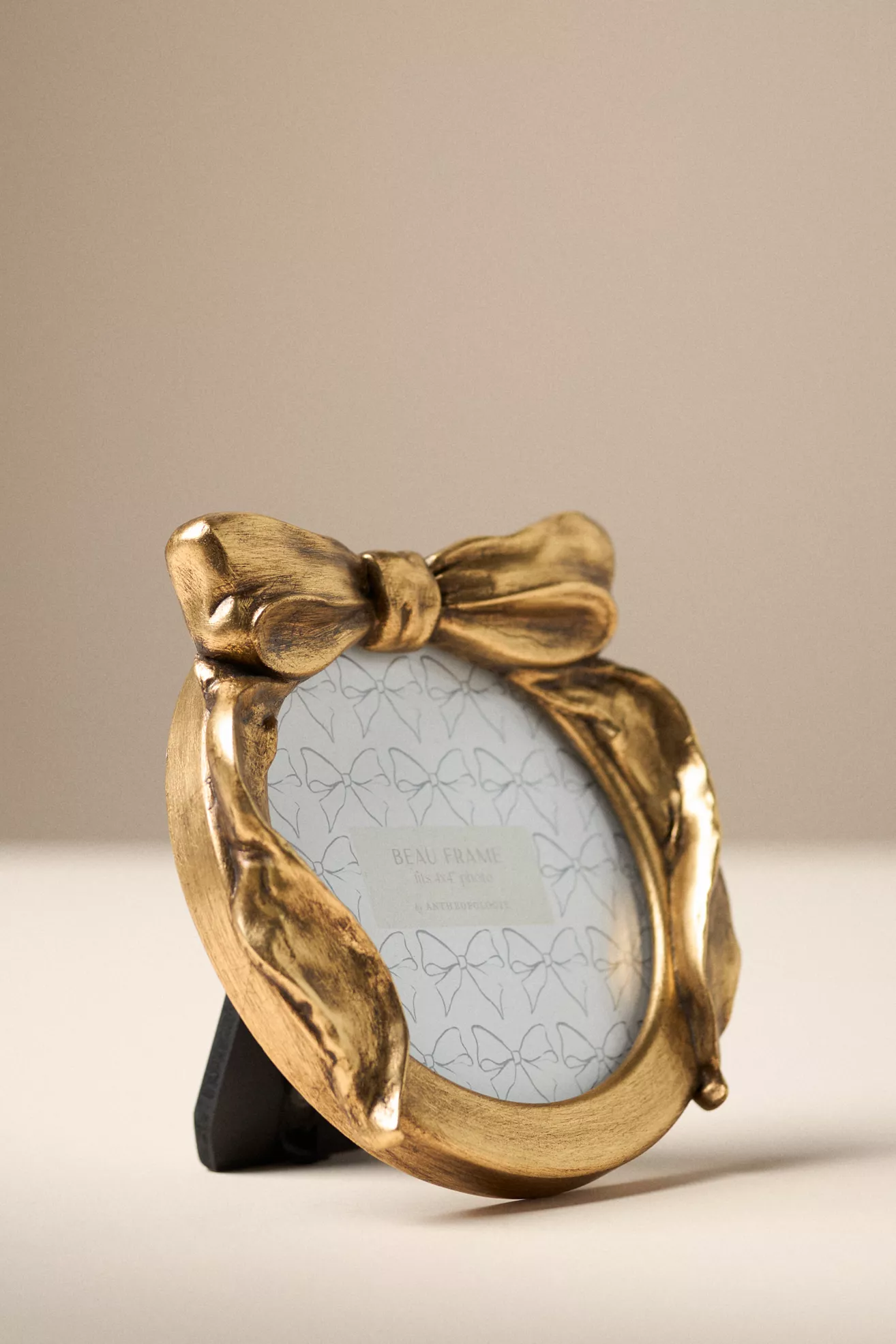 Beau Bow Gold Picture Frame | Anthropologie