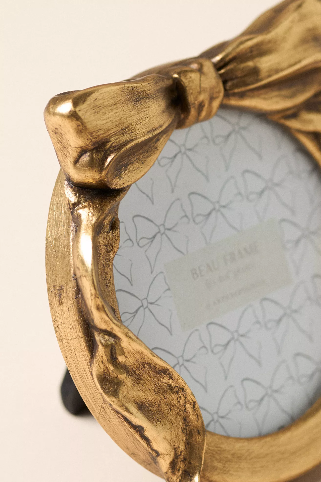 Beau Bow Gold Picture Frame | Anthropologie