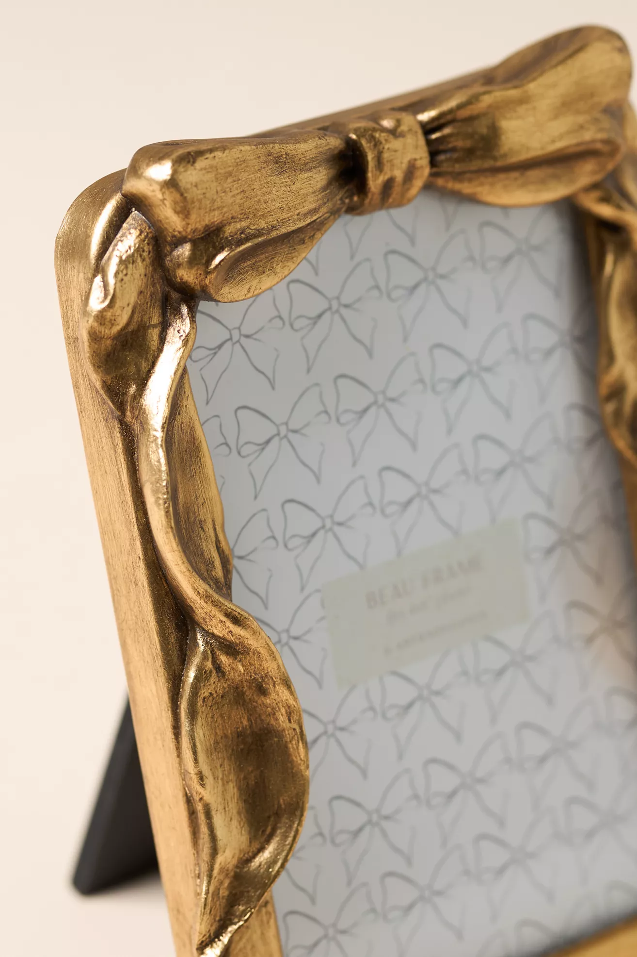 Beau Bow Gold Picture Frame | Anthropologie