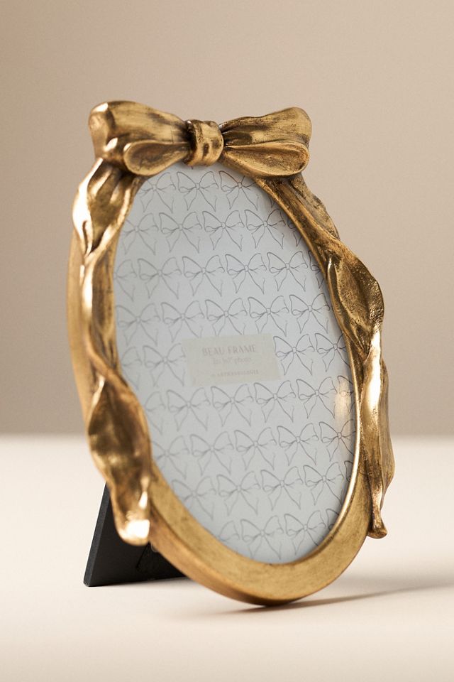 Beau Bow Gold Picture Frame #6
