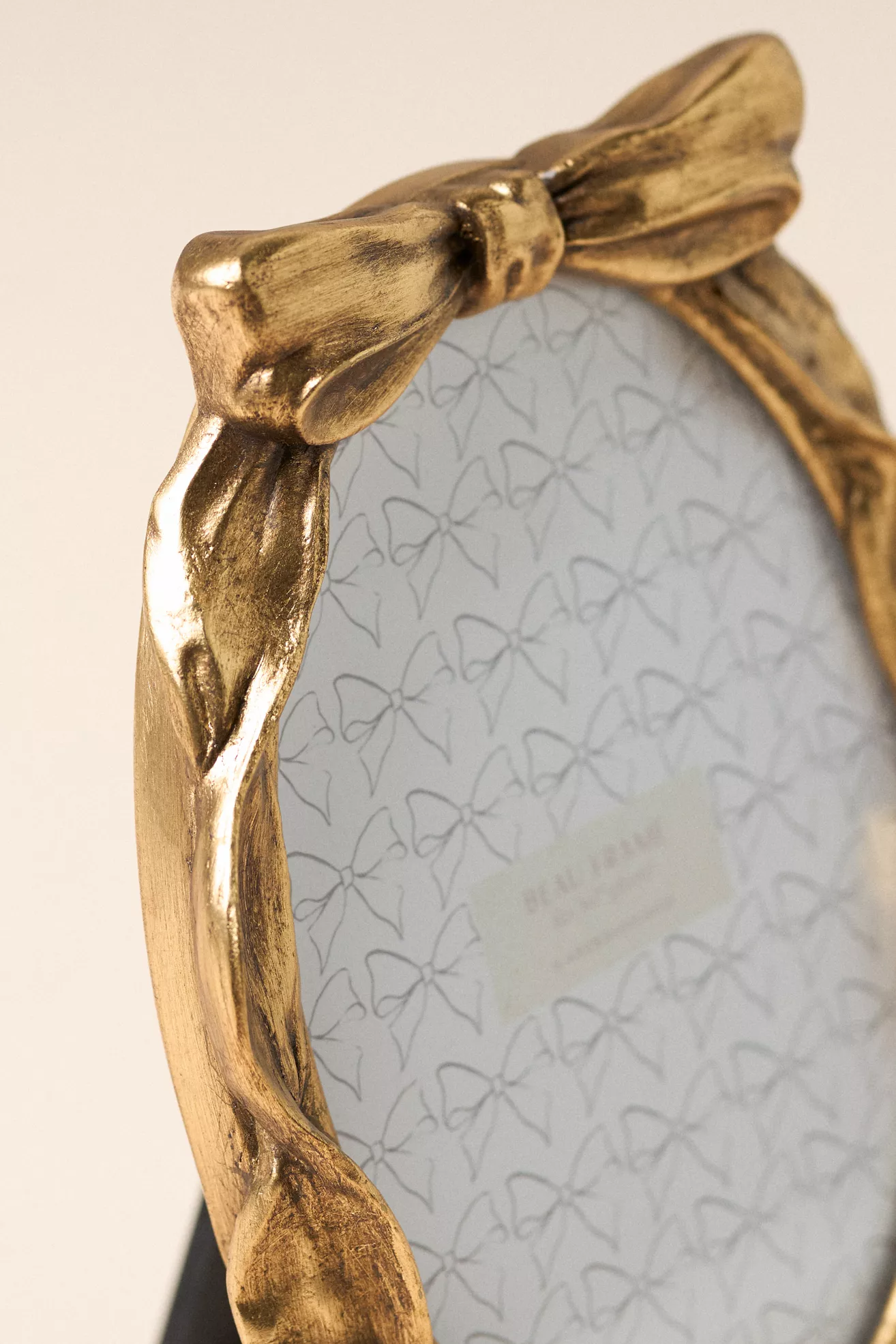 Beau Bow Gold Picture Frame | Anthropologie