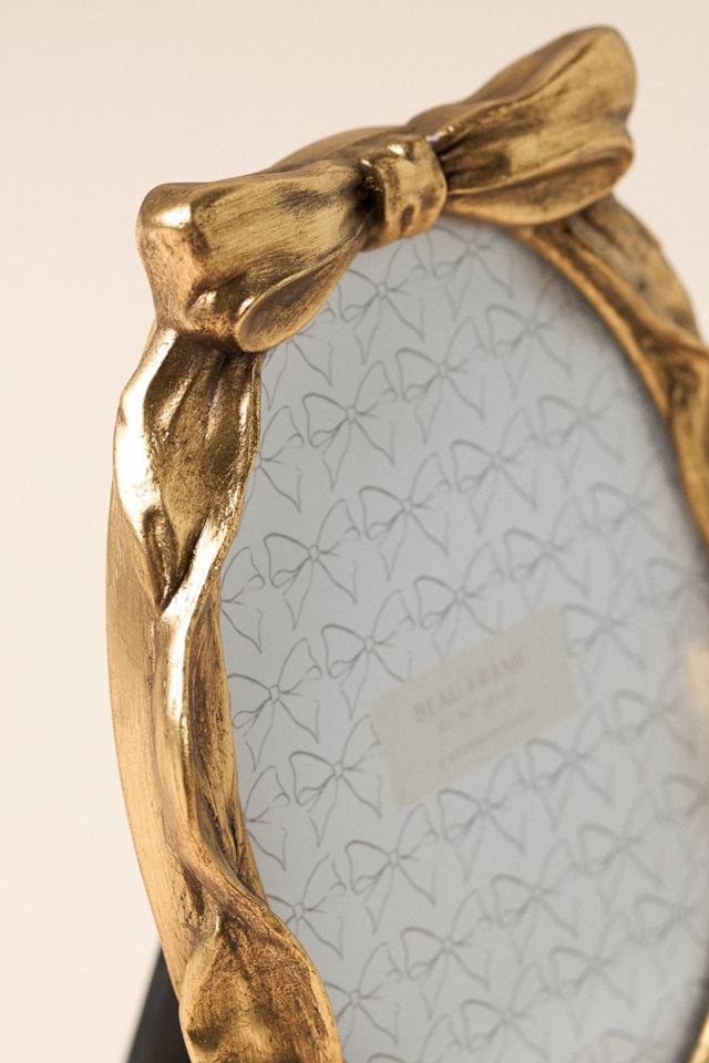 Beau Bow Gold Picture Frame #7