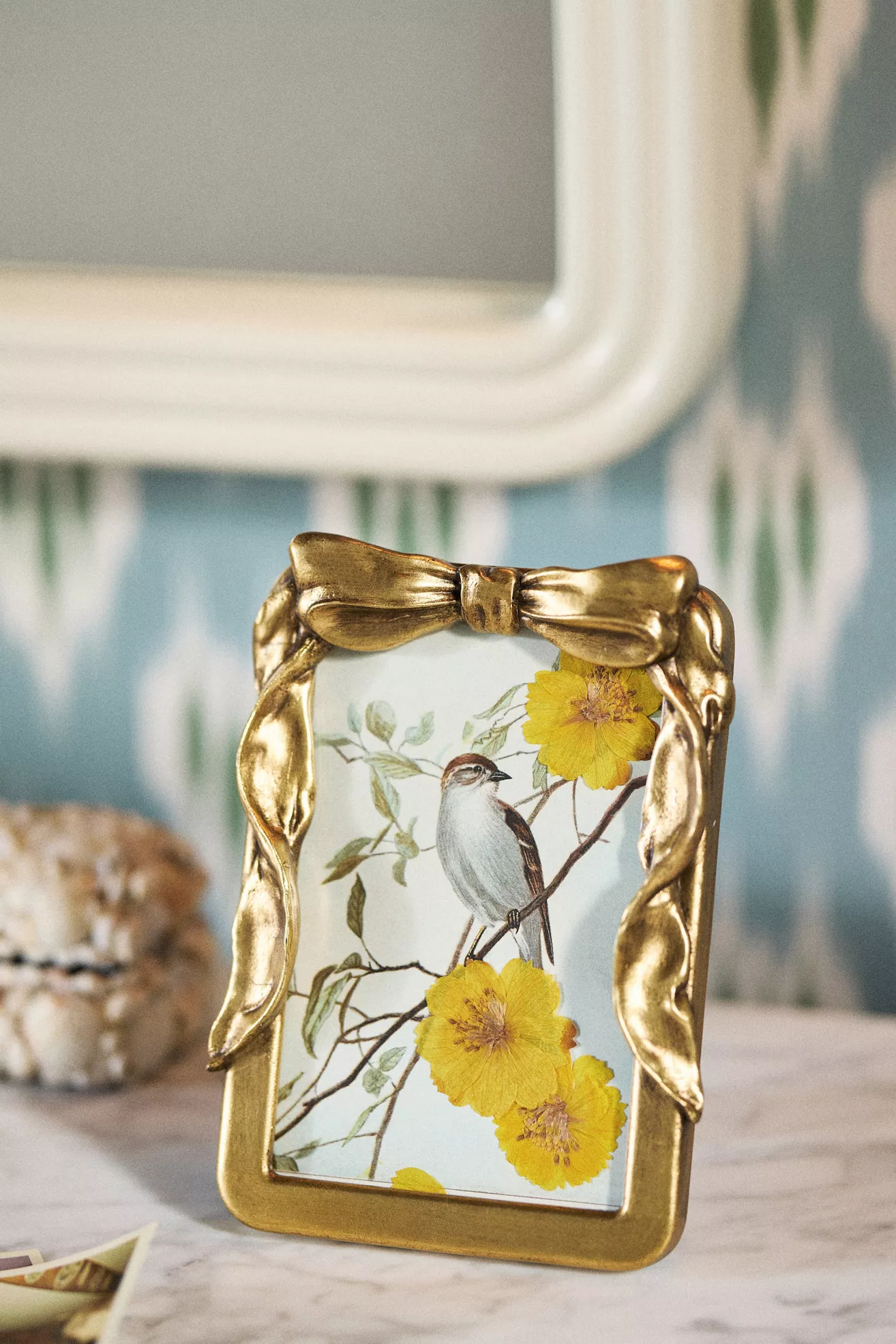 Beau Bow Gold Picture Frame | Anthropologie