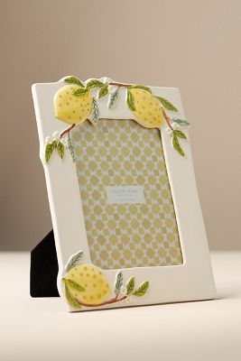 ANTHROPOLOGIE FOSTER ICON STONEWARE PICTURE FRAME 