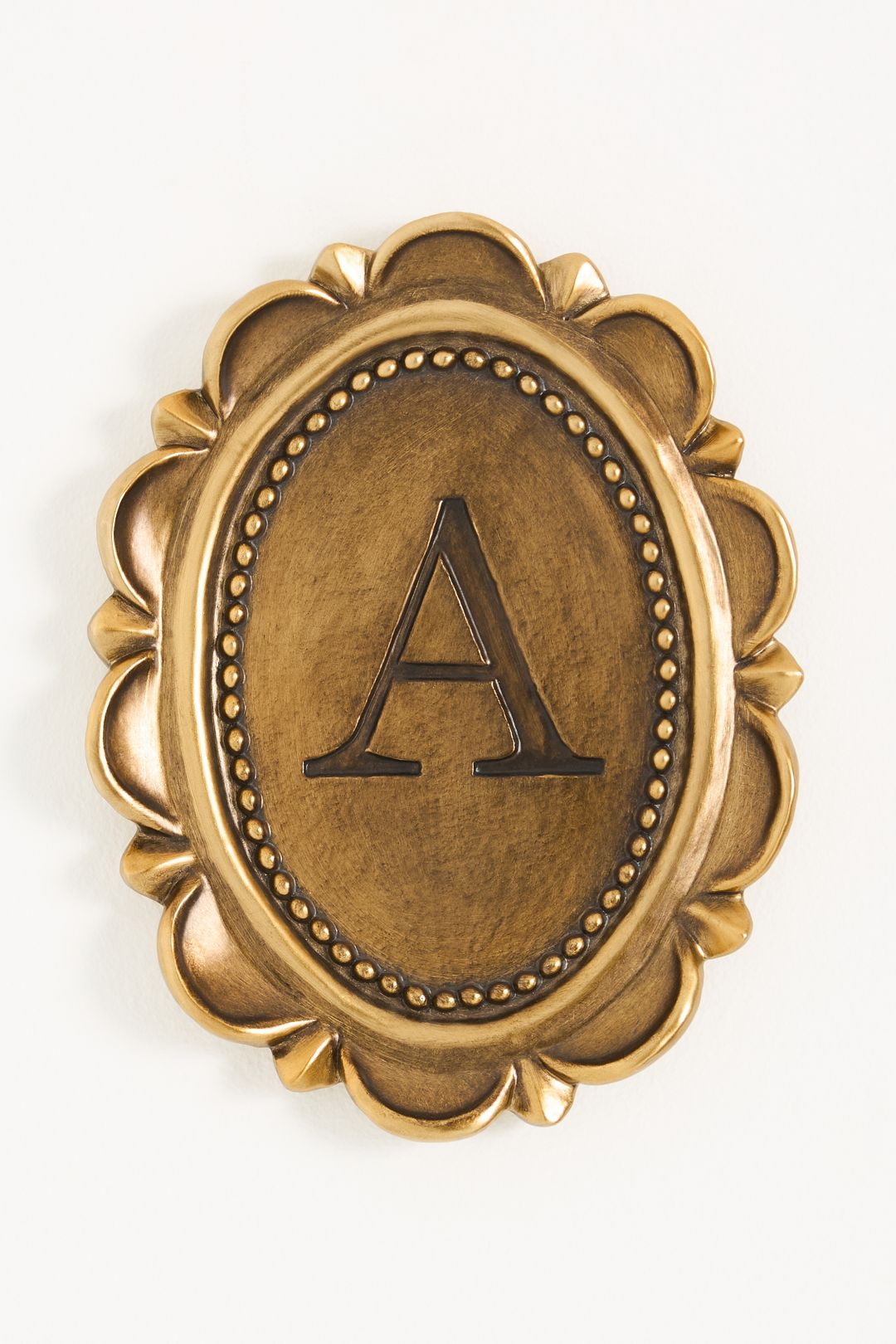 Louisa Monogram Gallery Wall Charm - A, One Size