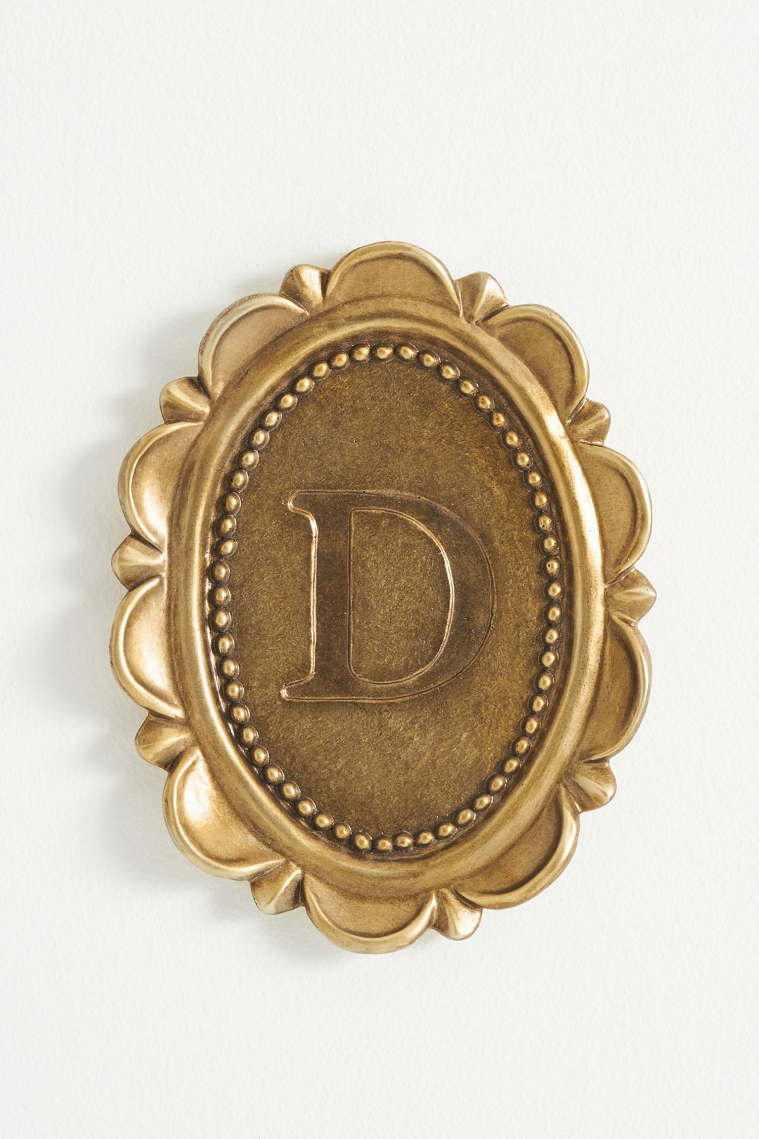 Louisa Monogram Gallery Wall Charm - D, One Size