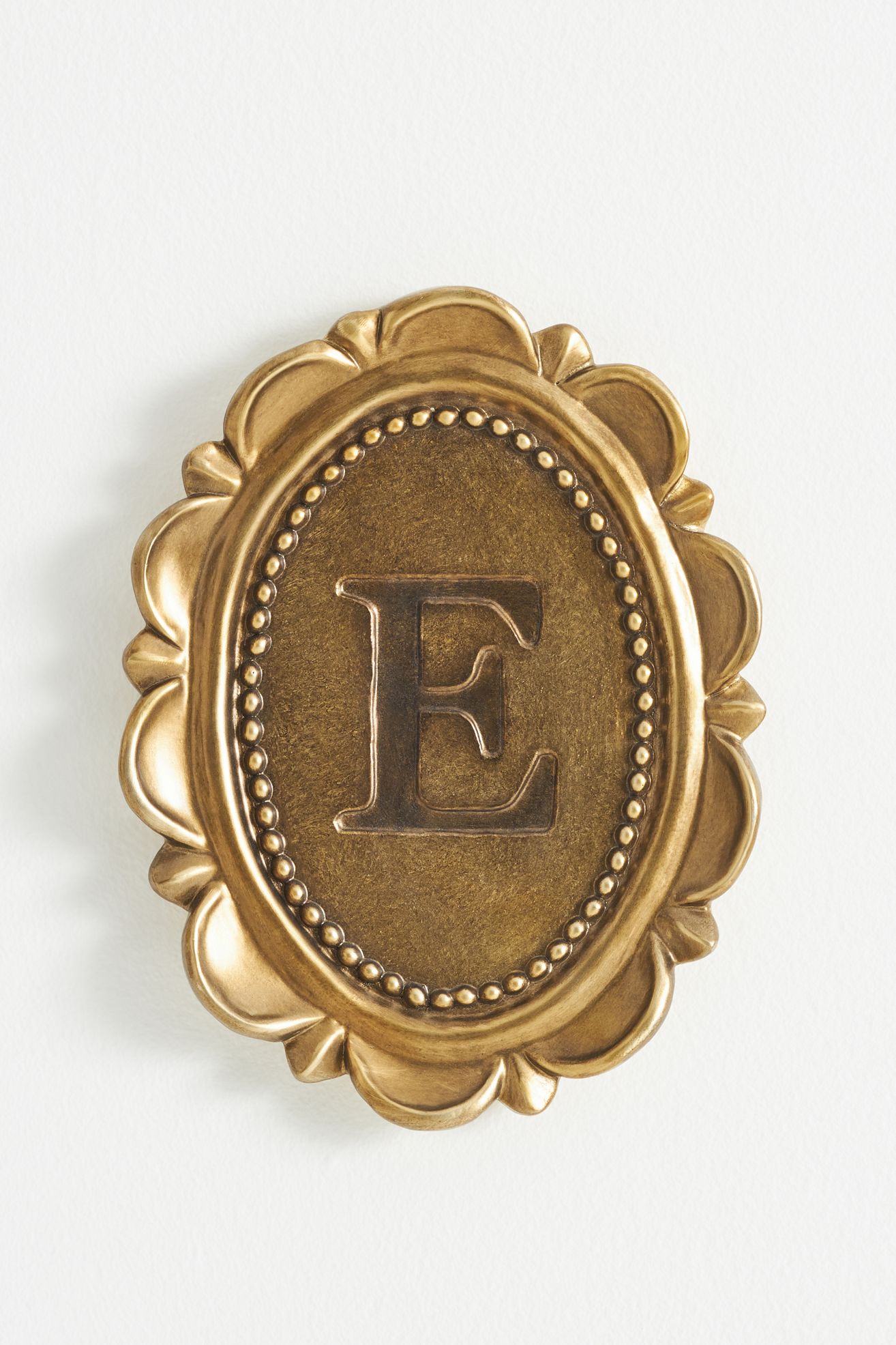Louisa Monogram Gallery Wall Charm - E, One Size