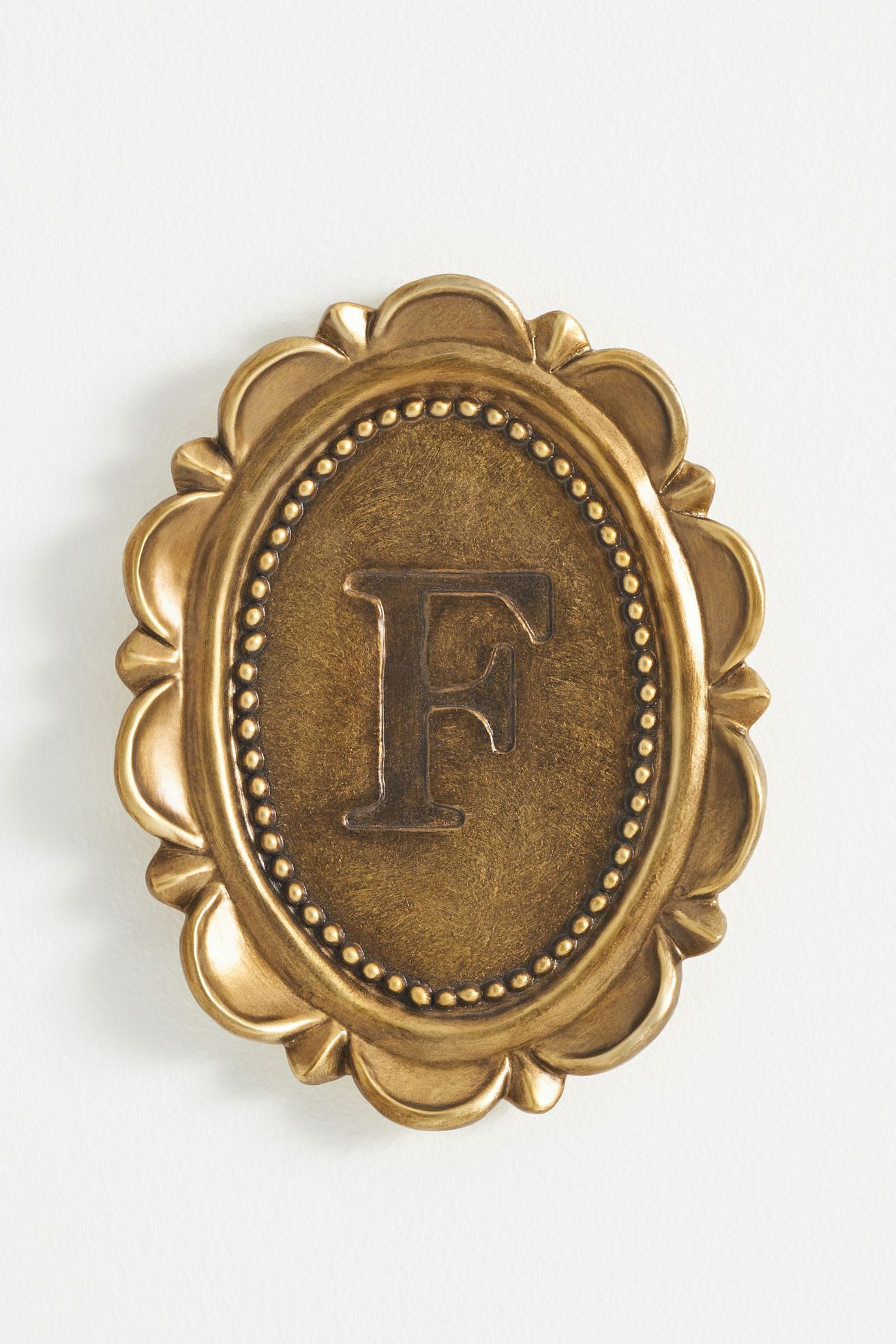 Louisa Monogram Gallery Wall Charm - F, Standard, One Size